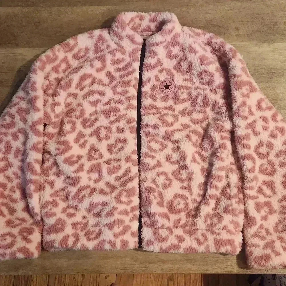 Converse Zip Up Fleece Sweatshirt